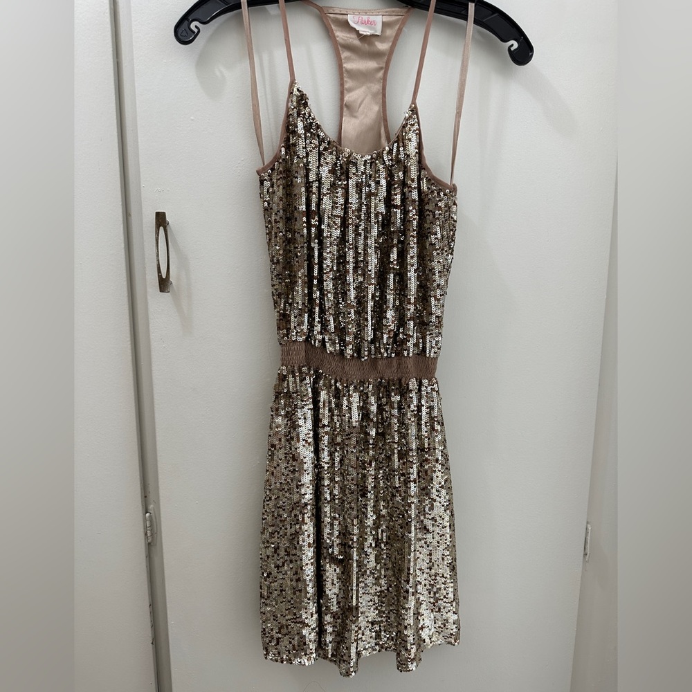 Parker, sequin dress
